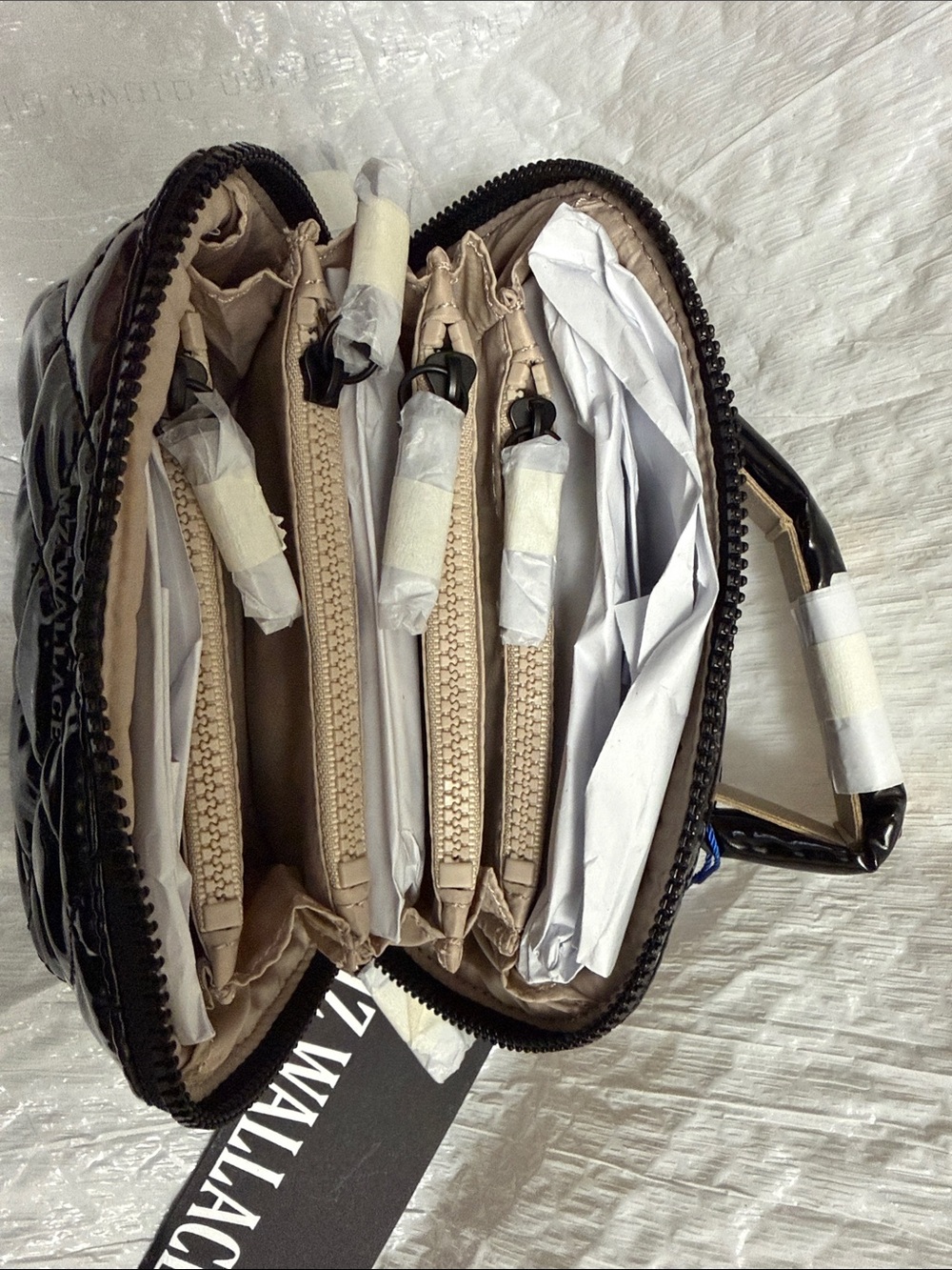 MZ Wallace Black Lacquer Accordion Jewelry Case - Picture 4 of 7